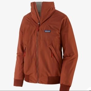 Patagonia synchilla jacket in barn red